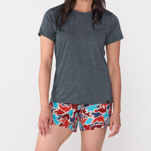 Novedad de verano, camisetas sólidas de gran tamaño, Camiseta holgada informal con cuello redondo, Camiseta de algodón para mujer, Camiseta de algodón transpirable para mujer - Product Image 3