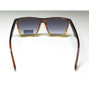 Occhiali da Sole Sean John SJS1015Ce, Polarizzati Sfumati, Montatura Ovale Colorata Marrone Oro Bianco, Protezione UV 100%, Ispirati alle Celebrità - Product Image 4