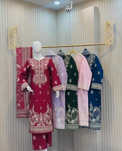 Ssumaira's Luxury Formal Collection Pakistán e India Shalwar Kameez Trajes en tela de gasa Ropa formal - Product Image 1