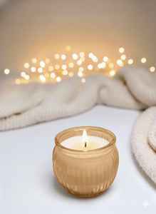 Bougie en cire de soja parfumée dans un bocal en verre de forme Matki, fabrication artisanale, disponible en gros - Product Image 5