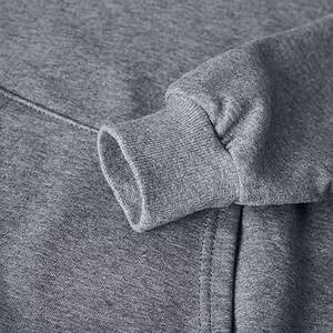 Sudadera con Capucha para Hombre, Otoño Invierno, 100% Algodón, con Cierre, Transpirable, Talla Grande, Color Sólido, para Hombre y Mujer - Product Image 4