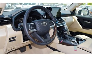 Used LandCrusser 300GXR White SUV Gas Petrol Automatic Left Steering 2022 4x4 <b>Panoramic</b> Sunroof Leather Seats 360 Rear <b>Camera</b> - Product Image 2