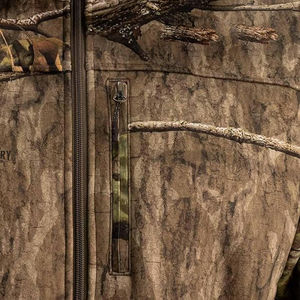 Hunting <b>Jacket</b> Winter Season Used <b>Men's</b> Casual Zipper Coated Canvas Leather Hunting <b>Jacket</b> Slim <b>Long</b> Sleeve Breathable Fashion - Product Image 4