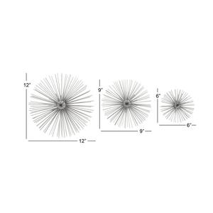 Decoración de pared de Metal 3D de diseñador artístico para interiores de casas de lujo, Panel de pared de hierro hecho a mano moderno, acento - Product Image 4