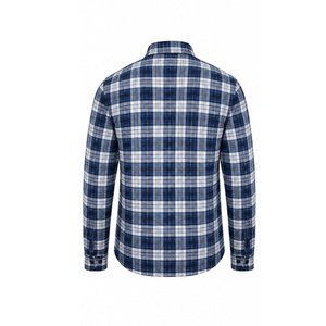 Camisa de franela para motocicleta, ropa de manga larga para hombre, camisa de franela a cuadros de algodón para motocicleta, ropa para hombre - Product Image 3