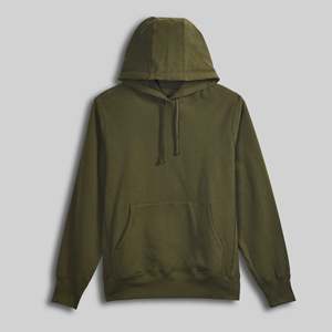 Sudadera con Capucha Estilo Streetwear 3008, Lavada con Ácido, Diseño Desgastado, en Tejido French Terry Sólido - Product Image 1