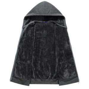 Top qualité 100% coton pull hommes sweats à capuche Streetwear survêtements poids lourd Denim bouffée impression à capuche - Product Image 3