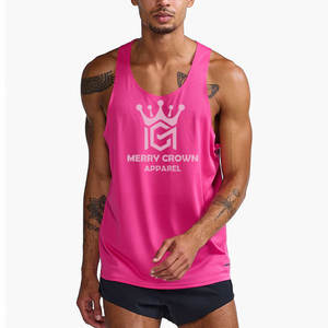 Camiseta sin mangas de talla grande para hombre, ropa informal holgada para gimnasio, tejido de punto transpirable, novedad de 2025 - Product Image 1
