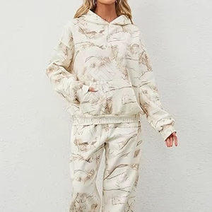 Ensemble de survêtement pour femme, veste et pantalon, matière douce, coupe confortable, style moderne, élégant, léger, premium, décontracté, sportswear actif - Product Image 4