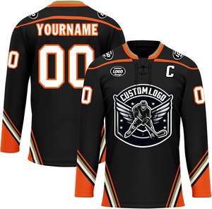 Maillot de hockey sur glace Production en usine Matériau extensible durable conçu pour un confort et des performances durables - Product Image 1