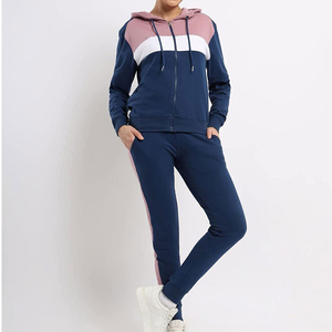 Ensemble de survêtements pour femmes OEM avec fermeture éclair, respirant, léger, décontracté, prix de gros, taille ajustable, survêtement pour femmes - Product Image 2