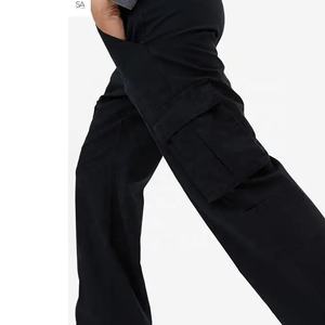 High Quality Breathable Nylon Multi-Pocket Cargo Pants <b>Women's</b> Casual High-Waist <b>Baggy</b>-Jeans <b>Trousers</b> Street Wear Canvas - Product Image 4