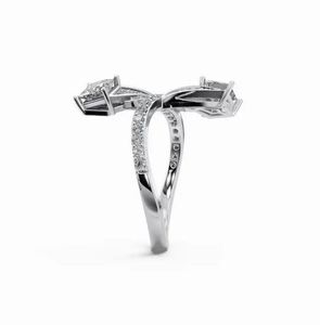 Twin Star Nebula Designer Bague en diamant Moissanite Bagues cadeaux pour l'exportation depuis l'Inde - Product Image 2