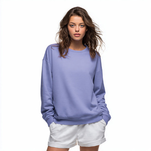 Sudadera holgada con hombros caídos para mujer, sudadera de lana de invierno 400 GSM, ropa para correr para mujer, sudaderas de gran tamaño para mujer - Product Image 6