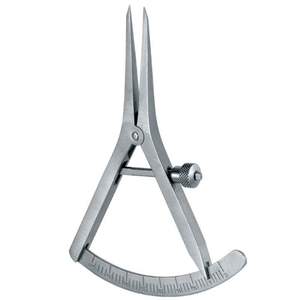 Instrumentos de implante Dental de ortodoncia veterinaria de alta calidad, calibrador de Castroviejo ortopédico curvo de ojo de Metal de 20mm - Product Image 2