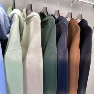 เสื้อฮู้ดดี้แบบสตรีทโอเวอร์ไซส์ลายพิมพ์ดิจิตัล360GSM สเปรย์ย้อมสีแบบวินเทจ - Product Image 2