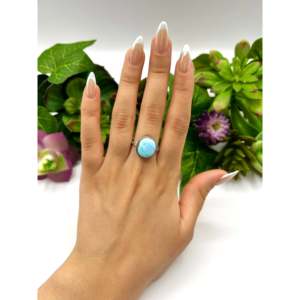 Navajo-<b>Crafted</b> Golden Hill & Sterling Silver Ring Cultural Collectible Jewelry in Size 8.25 - Product Image 1