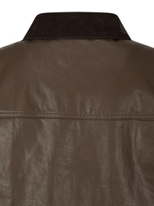 แจ็คเก็ตหนังผู้ชายสไตล์ดีไซเนอร์สุดฮิต หนังเทียม แบรนด์ดัง สไตล์คลาสสิก คุณภาพสูง ดีไซน์สั่งทำพิเศษ แจ็คเก็ตทันสมัย - Product Image 4