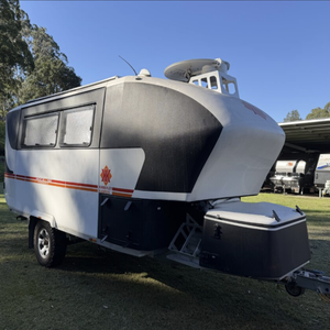 Vente en gros de caravanes de camping d'occasion de style Kruiser S-Class, tout-terrain, pour expéditions, remorques 4x4 longue portée, pour voyages en terre inconnue, en acier inoxydable - Product Image 2