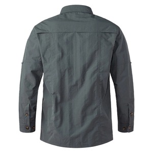 Chemises tactiques de qualité hommes été Offre Spéciale Combat en plein air multi-poches séchage rapide Cargo Camping chemise à manches longues - Product Image 6