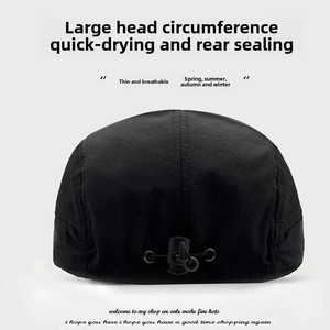 Casquettes de baseball légères à séchage rapide Homme grande taille dos fermé Unisexe Sports Casquette de camionneur réglable Snapback Chapeaux XL 65cm - Product Image 4