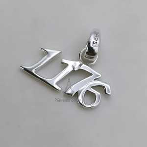 จี้หมายเลขเทวดา 1176 เงินสเตอร์ลิง ล็อกเก็ตแบบสั่งทำพิเศษ - Product Image 6