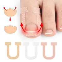 Melenlt Patch correcteur d'ongle en forme de U-Outil de lissage élastique pour ongles incarnés et soins des ongles