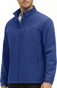 OEM Men's Custom Hot Selling <b>Winter</b> <b>Waterproof</b> Breathable Windproof Stand Collar Front Logo Softshell <b>Jacket</b> Made in Pakistan - Product Image 2