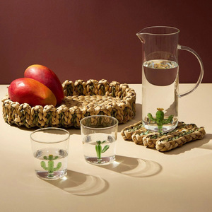 Water Hyacinth Braided Coasters Natural coaster Blanks for Home bar Restaurant Sublimation Dinning Decor - Product Image 6