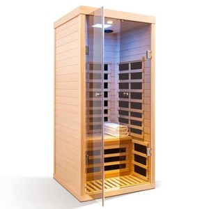 ห้องซาวน่าเฮมล็อคขนาดใหญ่สำหรับหนึ่งคน - Product Image 4