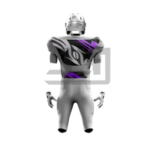 Professional American <b>Football</b> Uniform Set Moisture-Wicking Polyester/Cotton Jersey Pants Short Printed Breathable Quick Dry - Product Image 5