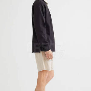 กางเกงขาสั้นผ้าชิโนสำหรับผู้ชายกางเกงขาสั้นผ้าชิโนสีทึบสำหรับผู้ชายออกแบบได้ตามต้องการ - Product Image 2