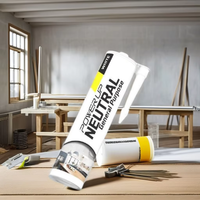 Power up 100 pour cent RTV Nail Acetoxy Sealant Liquide Haute Performance Neutre Silicone Adhésif et Mastic pour la Construction