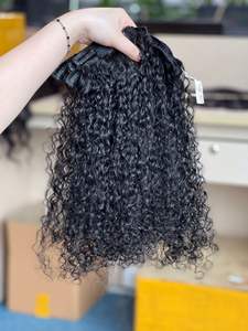 Burmerse Curls 100% Cabello humano cutícula alineada Extensión de cabello-Raw Venta al por mayor Cabello vietnamita - Product Image 4