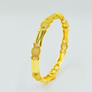 Großhandel vergoldete Kupfer Damenmode Armreifen Indisch Arabisch Feine Armbänder für Braut schmuck Dubai Schmuck - Product Image 2