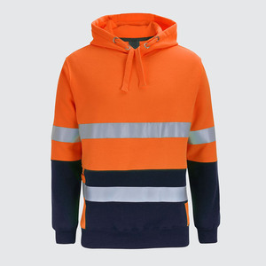 Sudadera CON CAPUCHA DE SEGURIDAD DE INVIERNO reflectante de alta visibilidad superventas sudaderas con capucha de trabajo OEM personalizadas para hombres - Product Image 4