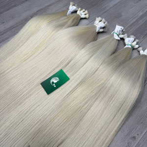 Cuticules cheveux alignés de qualité supérieure en vrac vietnamien cheveux naturels blonds 613 vierge cuticule alignée extension de cheveux humains - Product Image 1