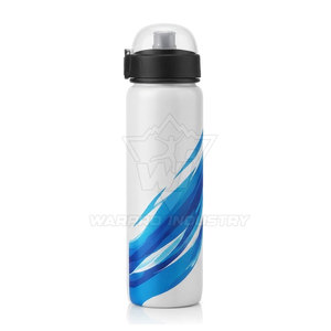 Fitness <b>Sports</b> <b>Water</b> <b>Bottle</b> Plastic Wide Opening Secure Screw Lid Durable Body Lightweight Eco-Friendly Boiling Safe - Product Image 3