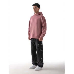 Sudadera con Capucha de Alta Calidad 100% Algodón, Personalizada con Estampado, Unisex, Sudadera Moderna con Técnica de Bordado para Invierno - Product Image 4