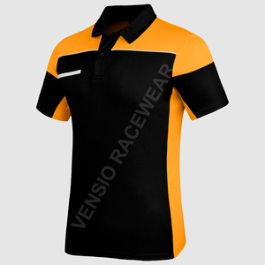 Vente en gros de vêtements de sport imprimés à manches courtes en polyester avec impression numérique personnalisée de haute qualité Polo de motocross Pit Crew - Product Image 4