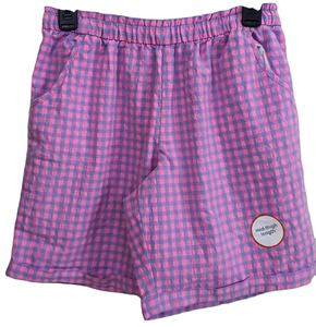 Pantalones Cortos de Verano para Niñas, Casuales, a la Moda, Transpirables, Impermeables, con Cintura Elástica, de Spandex/Algodón, con Rayas, de Secado Rápido - Product Image 1