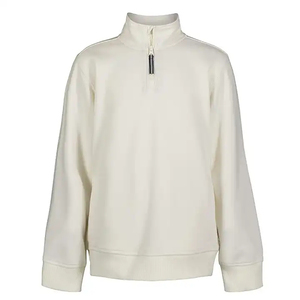 Wholesale Custom Stand Collar Half Zip Acid Washed Pullover Cotton <b>top</b> Men Oversized <b>Mock</b> <b>Neck</b> Quarter Zipper Sweatshirt - Product Image 1