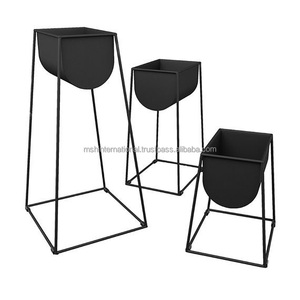 Fabricants d'or jardin intérieur grand grand en vrac en métal pas cher support de jardinières pots de fleurs pour plantes - Product Image 2