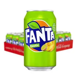 Factory Direct Sales Fanta Soda 330mL*24 Cans Of Various Fruit-Flavored Drinks