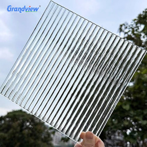 2 - 12 mm dày sọc rõ ràng tuyến tính kết cấu tấm Acrylic sọc tấm Acrylic - Product Image 4