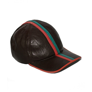 Gorras de Béisbol de Cuero Impermeables y Cálidas de la Mejor Calidad para Adultos, Servicio OEM ODM, 6 Paneles, Decoración de Perlas, Hebilla Metálica Personalizada - Product Image 2