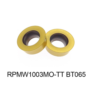 Fabricante personalizado RPMW 1003 Fresa frontal RPMW1003 R5 Inserto de fresado de carburo de tungsteno CNC redondo - Product Image 2