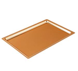 Bandeja de servicio de madera de diseño clásico y moderno con forma redonda Bandeja de servicio decorativa de calidad superior a precios de mayorista - Product Image 5