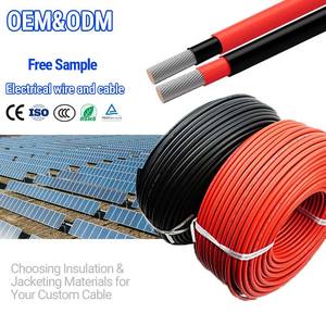 Câble solaire photovoltaïque H1Z2Z2-K DC 1500V 4mm 6mm2 en cuivre étamé à double isolation XLPO, résistant aux UV - Product Image 2