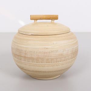 Vente en gros Vietnam de bocaux en bambou naturel filé avec couvercle bocaux et boîtes de stockage au meilleur prix pour l'organisation de bijoux - Product Image 1